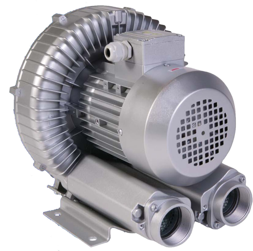 Soplador regenerativo de 2 etapas marca atlantic blowers