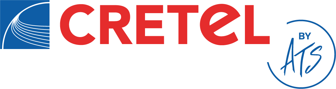 logo empresa cretel en tono gris